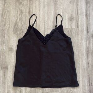 Tristan Black Sleeveless Camisole Top
